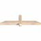 Ekena Millwork Eugene Smooth Timber Gable Bracket, Douglas Fir, 48"W x 14"H x 3 1/2"D x 3 1/2"F, 7/12 Pitch GBW048X14X0404EUG00SDF - alternate 3